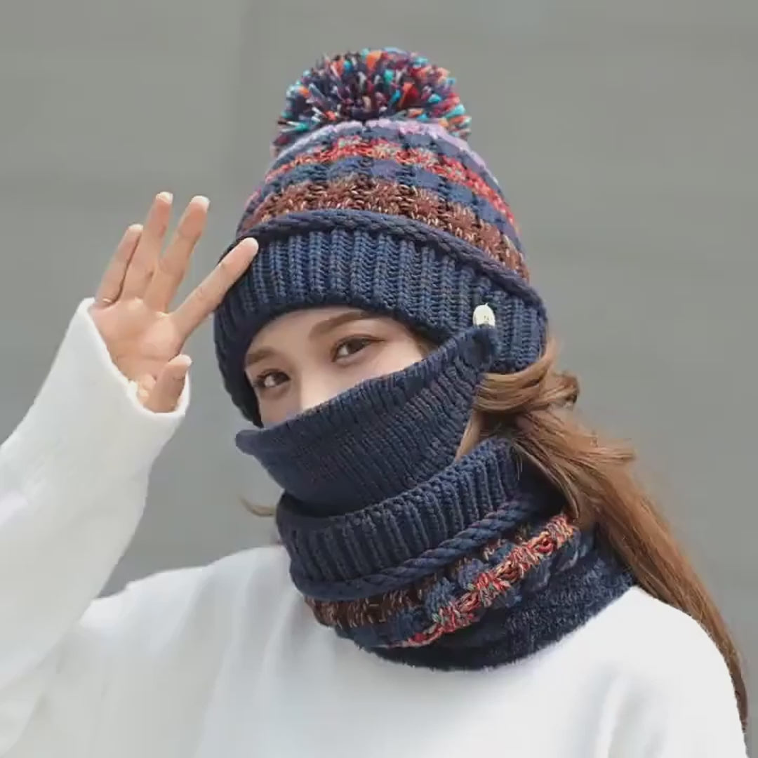 Korean winter knitted hat
